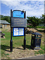 Largs bathing water quality notice board