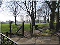 Cwmbran Park entrance gate, Cwmbran