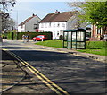 Cocker Avenue bus stop and shelter, Cwmbran