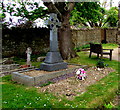 Celtic cross in a Lyme Regis churchyard