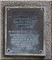 Fox House plaque, Lambhay Hill, Plymouth