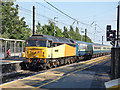 Northallerton station - receding charter train