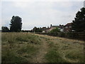 Castle Garth and the rear of houses on Sherburn Street