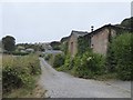 Access road at Hexdown