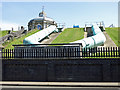 Outlet pipes from Bessborough and Knight Reservoirs