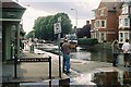 Corner of Alexandra Road and Botley Road, 2007 floods