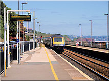 SX9676 : Dawlish Railway Station, Platform 2 by David Dixon