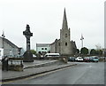 C1611 : Memorial cross and Church of Ireland Church, Letterkenny by Humphrey Bolton