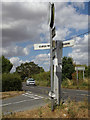 Signpost on Curds Road