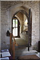 SK9725 : The church of St. Thomas of Canterbury: the entrance door by Bob Harvey