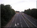 Southbound carriageway on the Ipswich to Colchester Road (A12)