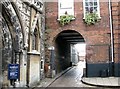 Passage from Tombland through to St Faiths Lane