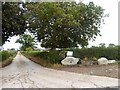 Driveway to Ratten Castle Farm