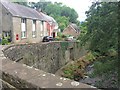 Across Llangenny bridge