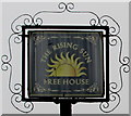 Faded Rising Sun name sign, Station Terrace, Fochriw