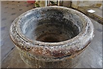 TG1127 : Heydon, St. Peter and St. Paul's Church: The font 2 by Michael Garlick