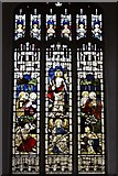 TG1127 : Heydon, St. Peter and St. Paul's Church: Stained glass window by Michael Garlick