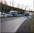 West along the A4054 Cardiff Road, Quakers Yard