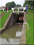 SP5968 : Watford staircase locks in Northamptonshire by Roger  Kidd