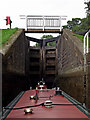 SP5968 : In the Watford staircase locks, Northamptonshire by Roger  Kidd