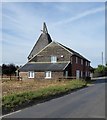 Oast-house at Wrens Farm, south of Borden