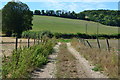 Track opposite Valley Farm