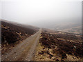 NN8568 : A misty start to the day in Glen Banvie by John Lucas