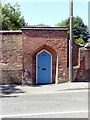 Entrance to the Old Vicarage, Upper Church Street, Ashby-de-la-Zouch