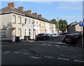 Houses at the northern end of Bishop Street, Barnardtown, Newport