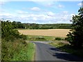 Road junction near Low Buston Farm