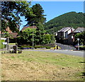 B4591 junction at the southern edge of Cwmcarn