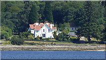NS0373 : Houses at Altgaltraig Point by Thomas Nugent