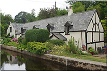 SJ2142 : Cottages near Pen-y-Ddol Bridge by Stephen McKay