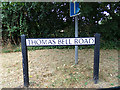 TL8528 : Thomas Bell Road sign by Geographer