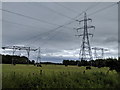 Power lines and fields