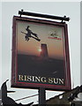 Sign for the Rising Sun Inn, Blacko