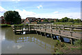 Canvey Lake, viewing platform near west end