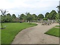SU1084 : Picnic area, remembrance garden and walled garden, Lydiard Park by David Smith