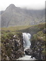 NG4325 : Glenbrittle: waterfall on Allt Coirâ aâ Mhadaidh by Chris Downer