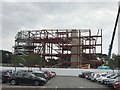 SZ0793 : Poole Gateway Building under construction, Bournemouth University by Jonathan Hutchins
