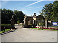 Low Lodge and gateway to Broughton Hall