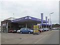 Car wash and motor sales, Grove Road, Wantage