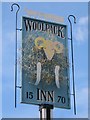 The Woolpack Inn sign