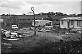 SH6077 : Llanfaes Estate - demolition of the prefabricated residences by Victor Percival Mills (1921-1974)