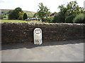 Milepost on Colne Road (A56), Earby