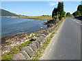 The A815 road at Sandbank