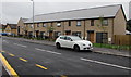 Recently-built houses, Monnow Way, Bettws, Newport