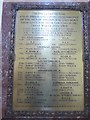 SO9236 : World War 1 memorial, Bredon church by David Smith