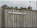 House number signs on Lyster Road, Fordingbridge