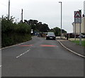 ST2891 : Warning sign - humps for 2½ miles, Itchen Road, Bettws, Newport by Jaggery